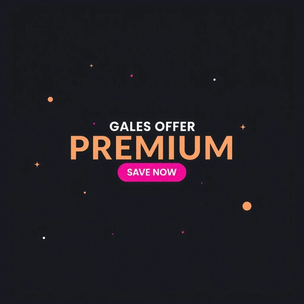 Visualización de la oferta premium con elementos galácticos minimalistas